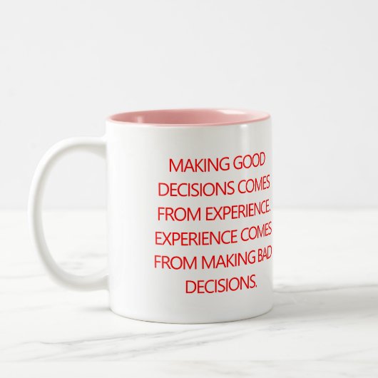 Tasse 2 Couleurs Citation de Mark Twain (Gauche)