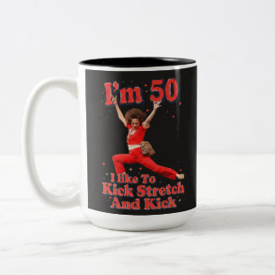 Tasse 2 Couleurs Citation de randonnée amusante : Je fais de la ran