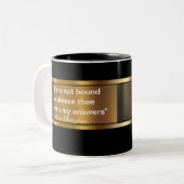 Tasse 2 Couleurs Citation de Shakespeare d'affaires (Devant gauche)