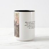 Tasse 2 Couleurs Citation de St Anthony - le Christ (Centre)