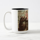 Tasse 2 Couleurs Citation de St Anthony - le Christ (Gauche)