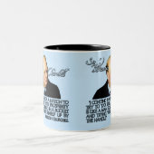 Tasse 2 Couleurs Citation de Winston Churchill sur l'imposition (Centre)