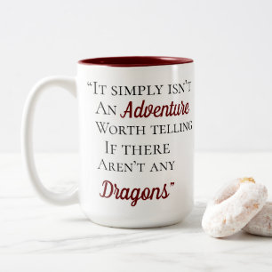 Tasse 2 Couleurs Citation Dragons