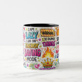 Tasse 2 Couleurs Citation drôle et sarcastique (Centre)