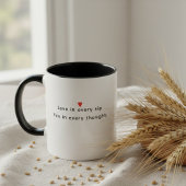 Tasse 2 Couleurs Citation du cœur