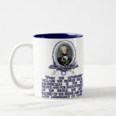 Tasse 2 Couleurs Citation du marquis De Lafayette sur (Gauche)