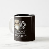 Tasse 2 Couleurs Citation du roi John (Devant gauche)