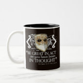 Tasse 2 Couleurs Citation du roi John (Gauche)