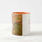 Tasse 2 Couleurs Citation et photo de cobaye (Centre)