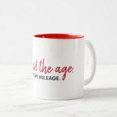 Tasse 2 Couleurs Citation Inspirationnelle En Blanc (Devant droit)