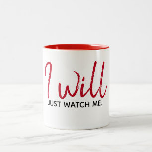 Tasse 2 Couleurs Citation Inspirationnelle En Blanc