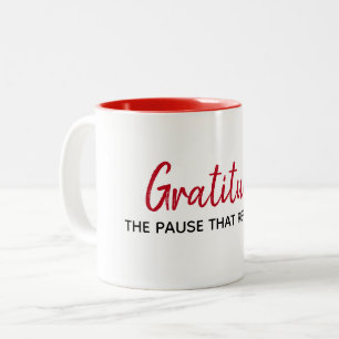 Tasse 2 Couleurs Citation Inspirationnelle En Blanc