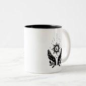 Tasse 2 Couleurs Citation inspirée Boho (Devant droit)