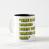 Tasse 2 Couleurs Citation ironique (Devant gauche)