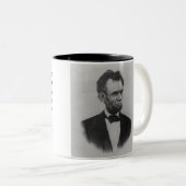 Tasse 2 Couleurs Citation Lincoln (Devant droit)
