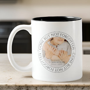 Tasse 2 Couleurs Citation Memorial Classic Élégant Chic Photo Keeps