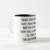 Tasse 2 Couleurs Citation notoire du RBG (Devant gauche)