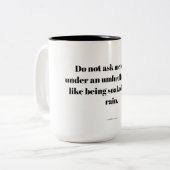 Tasse 2 Couleurs Citation stimulante (Devant gauche)