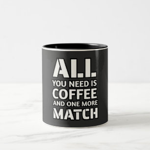 Tasse 2 Couleurs Citation sur le café et les jeux en ligne