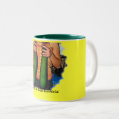Tasse 2 Couleurs Citation Zucchini drôle Double Z (Devant droit)