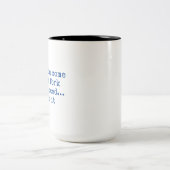 Tasse 2 Couleurs citations (Centre)