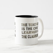 Tasse 2 Couleurs Citations amusantes des professeurs (Devant droit)