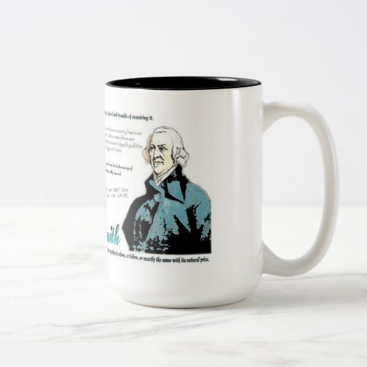 Tasse 2 Couleurs Citations de forgeron d'Adam (Droit)