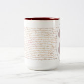 Tasse 2 Couleurs Citations de Jane Austen P&P (Centre)