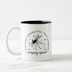 Tasse 2 Couleurs Citations drôles de camping de moustiques d'été sa