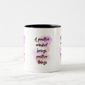 Tasse 2 Couleurs citations inspirantes positives, Emaîtrise (Centre)