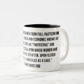 Tasse 2 Couleurs Citations Rbg, Rbg Mug, Ruth Bader Ginsburg (Devant droit)
