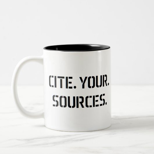 Tasse 2 Couleurs citer vos sources (Gauche)