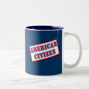 Tasse 2 Couleurs Citoyen américain