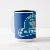 Tasse 2 Couleurs Citoyenneté australienne | Aussie Citizen (Devant gauche)