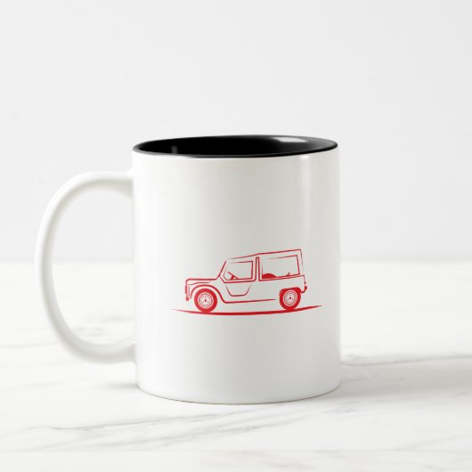 Tasse 2 Couleurs Citroen Mehari (Gauche)