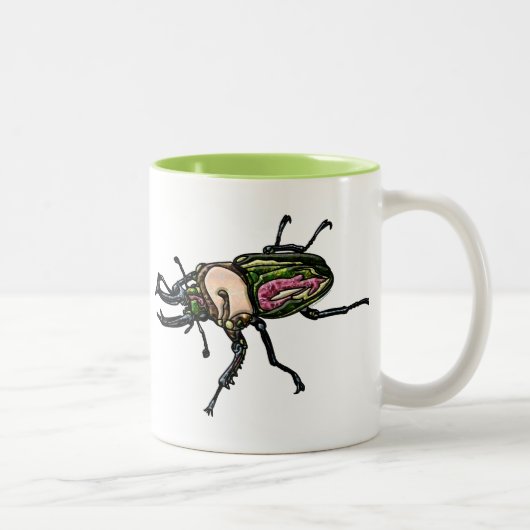 Tasse 2 Couleurs Citron arc-en-ciel (Droit)