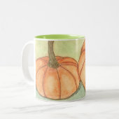 Tasse 2 Couleurs citrouille (Devant gauche)