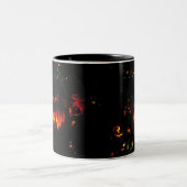 Tasse 2 Couleurs citrouille de Halloween (Centre)