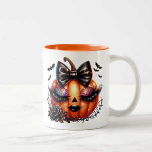Tasse 2 Couleurs Citrouille d'Halloween