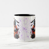Tasse 2 Couleurs Citrouille d'Halloween (Centre)