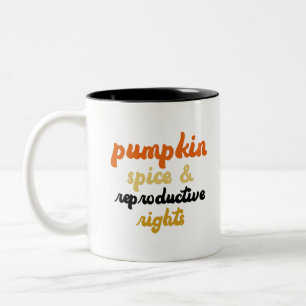 Tasse 2 Couleurs Citrouille Épices Droits Reproductifs Choix de la