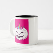 Tasse 2 Couleurs Citrouille Licorne (Devant gauche)