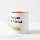 Tasse 2 Couleurs Citrouille pi (Devant gauche)