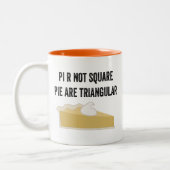 Tasse 2 Couleurs Citrouille pi (Gauche)