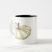Tasse 2 Couleurs citrouille plat tan (Devant gauche)
