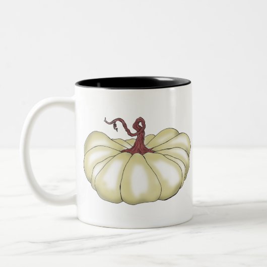 Tasse 2 Couleurs citrouille plat tan (Gauche)