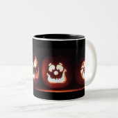 Tasse 2 Couleurs Citrouilles d'Halloween (Devant droit)