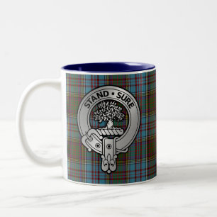 Tasse 2 Couleurs Clan Anderson Crest & Tartan