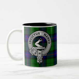 Tasse 2 Couleurs Clan Armstrong Tartan Crest