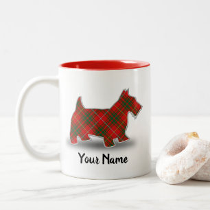 Tasse 2 Couleurs Clan écossais Bruce Tartan Scottish Terrier